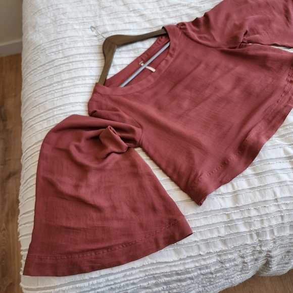 Free People bell sleeve blouse - Picture 8 of 12